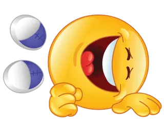 😂 Emoji, Visage, Expression, Rire, Drôle, Icône, Art numérique telegram sticker