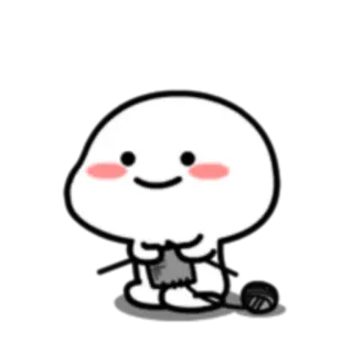 🧶 น่ารัก, การ์ตูน, ตัวละคร, ถัก, งานฝีมือ telegram sticker