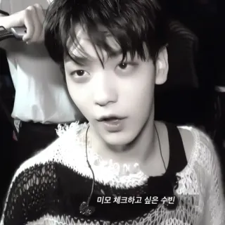 🔖 미모 체크하고 싶은 수빈 telegram sticker