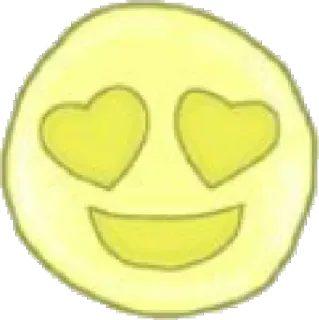 😍 smiley, rosto, amor, emoticon whatsapp sticker