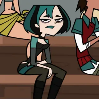 🖇 Gwen Total Drama アニメ, アニメーション, グウェン, トータルドラマ telegram sticker