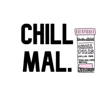 🤟 CHILL
MAL. chillen, pillen, entspannen, medikamente, humor telegram sticker