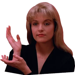 👐 Laura Palmer Twin Peaks tv, dramma, mistero, serie, laura palmer telegram sticker