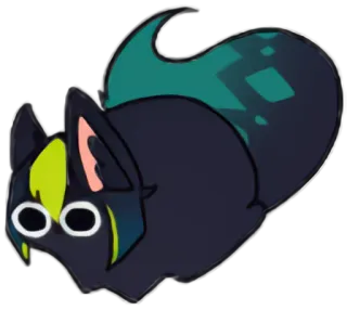 🦊 mèo, dễ thương, động vật, hoạt hình telegram sticker