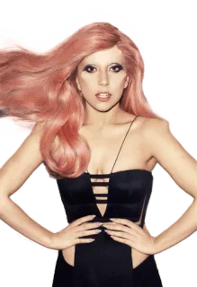 👧 Lady Gaga 가수, 음악가, 팝, 여성, 유명인 telegram sticker