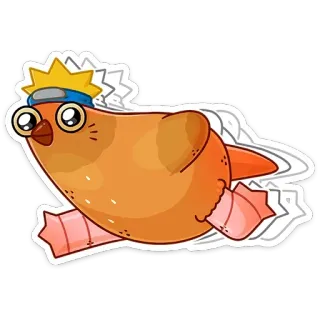 🏃‍♂️ Naruto Anime, Dibujos animados, Pájaro, Naruto, Divertido, Pegatina telegram sticker