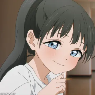 🎐 Ragazza anime, Cartone animato, Carino, Illustrazione, Personaggio telegram sticker
