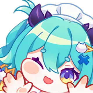 ⭐ 漫画, 可愛い, アニメ, ちび, カワイイ, キャラクター, マスコット telegram sticker