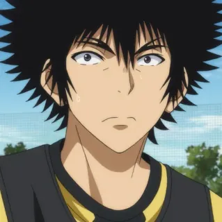 🙂 Anime, Männlich, Charakter, Porträt telegram sticker