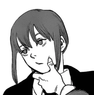 😕 Makima Chainsaw Man anime, manga, makima, chainsaw man telegram sticker