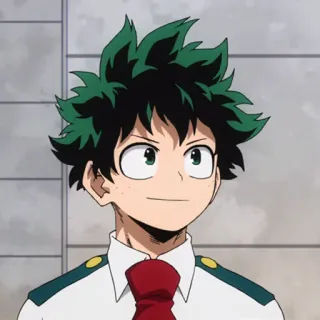 🥦 Izuku Midoriya My Hero Academia anime, my hero academia, izuku midoriya, deku, shonen, manga, hero telegram sticker