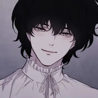 ✖️ anime, manga, character, portrait, art, illustration whatsapp sticker