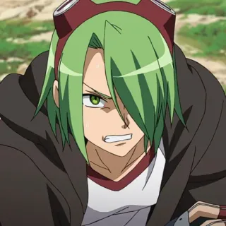 🌿 Lubbock Akame ga Kill! Аниме, Манга, Лаббок, Akame ga Kill, Персонаж, Зеленые волосы telegram sticker