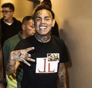 🧑‍🎤 6ix9ine rappeur, musique, portrait, 6ix9ine telegram sticker
