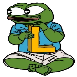 Alphabet with Pepe :: @ppeeppe whatsapp stickers