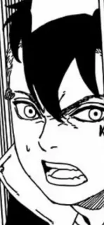 🪐 Kawaki Boruto 动漫, 漫画, 川木, 博人, 生气 telegram sticker