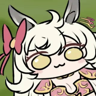 ❤️ anime, cute, kawaii, chibi, sticker, illustration, cartoon telegram sticker