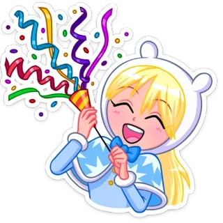 🥳 celebração, confete, festa, diversão, desenho animado, adesivo, anime telegram sticker