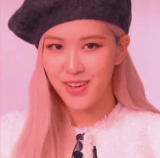 🤐 Rose Rose, Blackpink, K-pop, cantora, celebridade whatsapp sticker