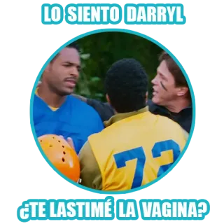 🤨 Darryl LO SIENTO DARRYL
¿TE LASTIMÉ LA VAGINA? ดูถูก, เหยียดหยาม, ทะเลาะ telegram sticker