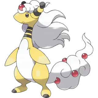 ⚡ Ampharos Pokémon pokemon, ampharos, monster, cartoon, electric, yellow, animal telegram sticker
