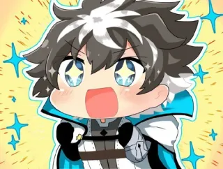 ❇️ anime, chibi, cute, manga, kawaii, character, cartoon telegram sticker