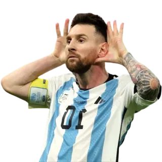 💪 Lionel Messi サッカー, フットボール, 選手, アルゼンチン, プレーヤー, セレブレーション whatsapp sticker