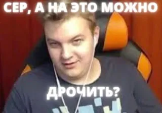 ❓ СЕР, А НА ЭТО МОЖНО ДРОЧИТЬ? telegram sticker