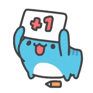 👍 Bongo Cat +1 telegram sticker