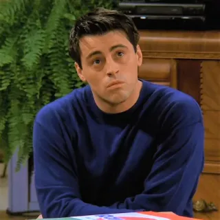 👀 Joey Tribbiani Friends joey, friends, attore, tv, sitcom telegram sticker