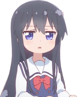 😒 anime, cewek, imut, manga, kartun telegram sticker