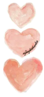 💕 aydaydarsvandio coração, aquarela, amor, arte, ilustração, rosa telegram sticker