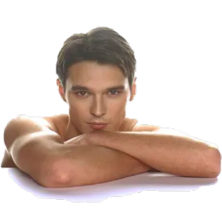 😌 男性, モデル, ハンサム, 魅力的, ポートレート telegram sticker