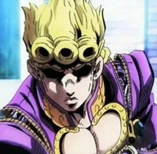 ✨ Giorno Giovanna JoJo's Bizarre Adventure anime, manga, jojo, giorno, golden wind telegram sticker