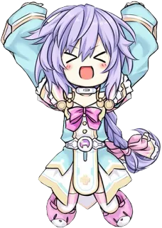 😆 Аниме, Милый, Персонаж, Стикер, Иллюстрация telegram sticker