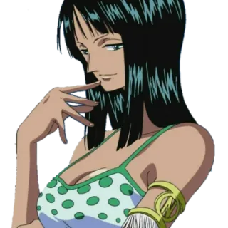 🌚 Nico Robin One Piece アニメ, ワンピース, ニコ・ロビン, キャラクター, 女性 telegram sticker
