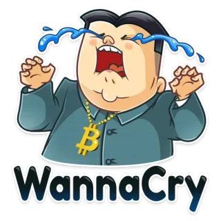 😭 WannaCry WannaCry, cry, tears, Kim Jong-un, political, North Korea, leader telegram sticker