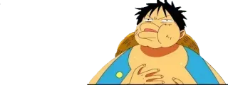 🌝 Luffy One Piece anime, cartoon, funny, one piece, luffy telegram sticker