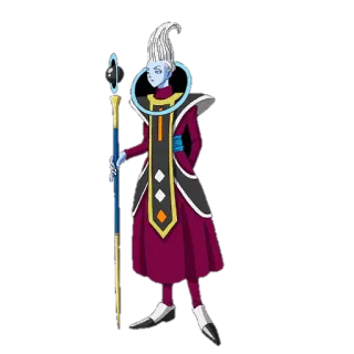 ✌ Whis Dragon Ball Anime, Dragon Ball, Whis, Personagem telegram sticker