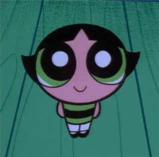 🙂 Buttercup The Powerpuff Girls whatsapp sticker