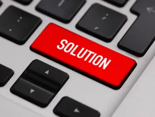 ✔ SOLUTION keyboard, solusi, tombol, teknologi, komputer telegram sticker