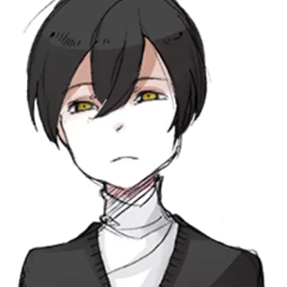 🤥 Anime, Manga, Charakter, Junge, Kunst whatsapp sticker