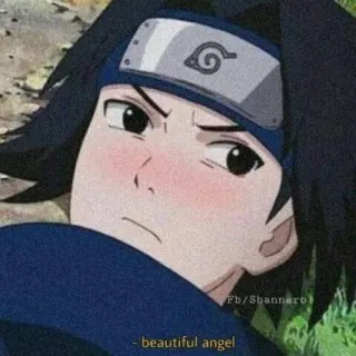 🀄️ Sasuke Naruto beautiful angel Аниме, Саске, Наруто, Манга, Ниндзя, Милый telegram sticker