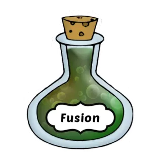 💊 Fusion potion, fusion, magic, bottle, green, elixir telegram sticker