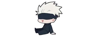 ✨ Satoru Gojo Jujutsu Kaisen Anime, Manga, Chibi, Gojo Satoru, Jujutsu Kaisen telegram sticker