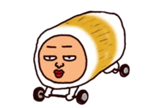 😐 kreskówka, postać, naklejka, humor, śmieszne telegram sticker