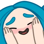 😍 Cartoon, Figur, Gesicht, Emotionen telegram sticker