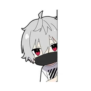 👀 Anime, Chibi, Słodkie, Kreskówka, Manga telegram sticker