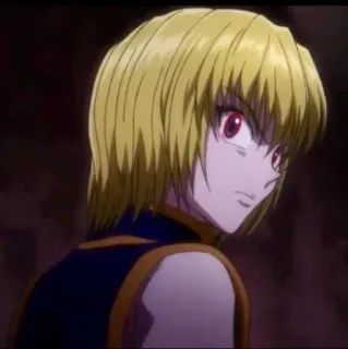 🇯🇵 Kurapika Hunter x Hunter anime, manga, kurapika, hunter x hunter, fanart telegram sticker
