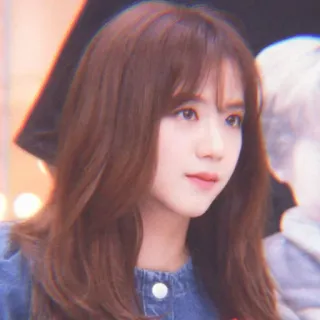 🍭 Jisoo kpop, sängerin, frau, porträt, frau, promi telegram sticker